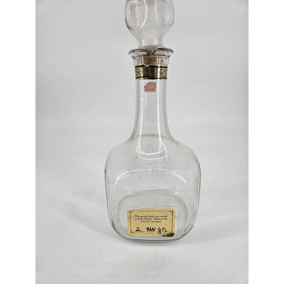 Jack Daniels Old No. 7 Whiskey Decanter Tribute to Tennessee Bottle 1.75L Empty - Picture 5 of 11